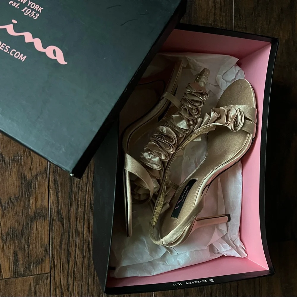 Tan Ruffle Heels - Picture 5 of 5